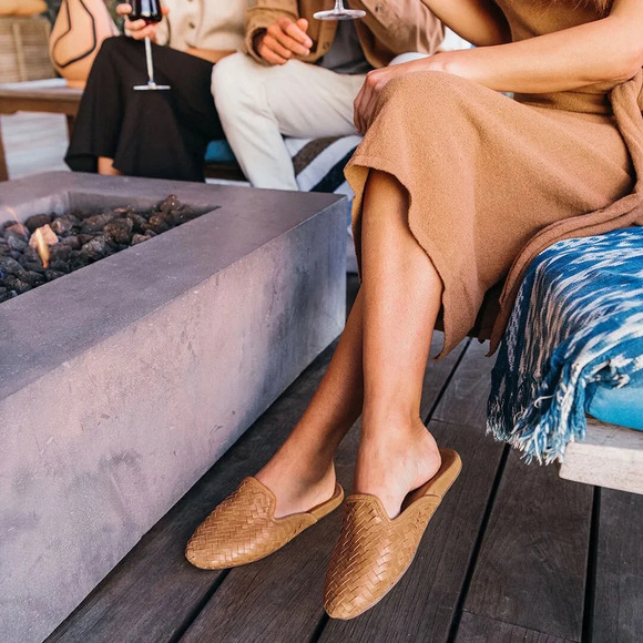 OluKai Mi’i Leather Mule Shoes, fox - Picture 4 of 14